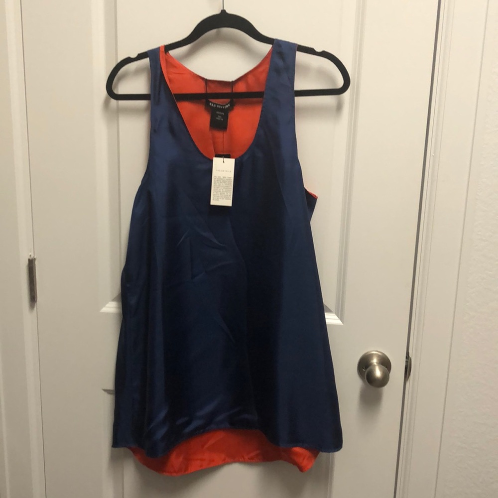 NWT KAS NEW YORK Reversible mini dress/long shirt - Picture 3 of 8